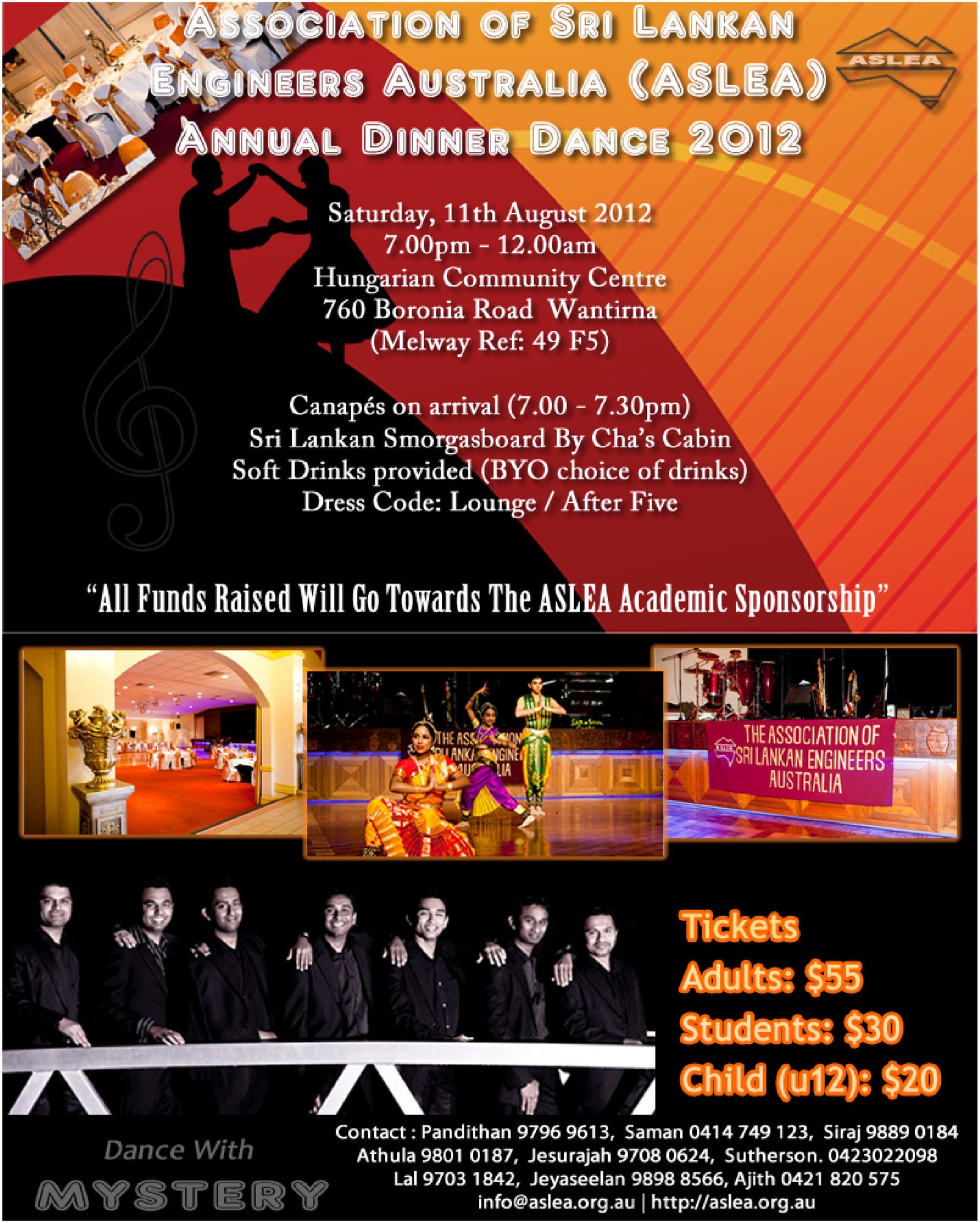 ASLEA dinner dance 2012