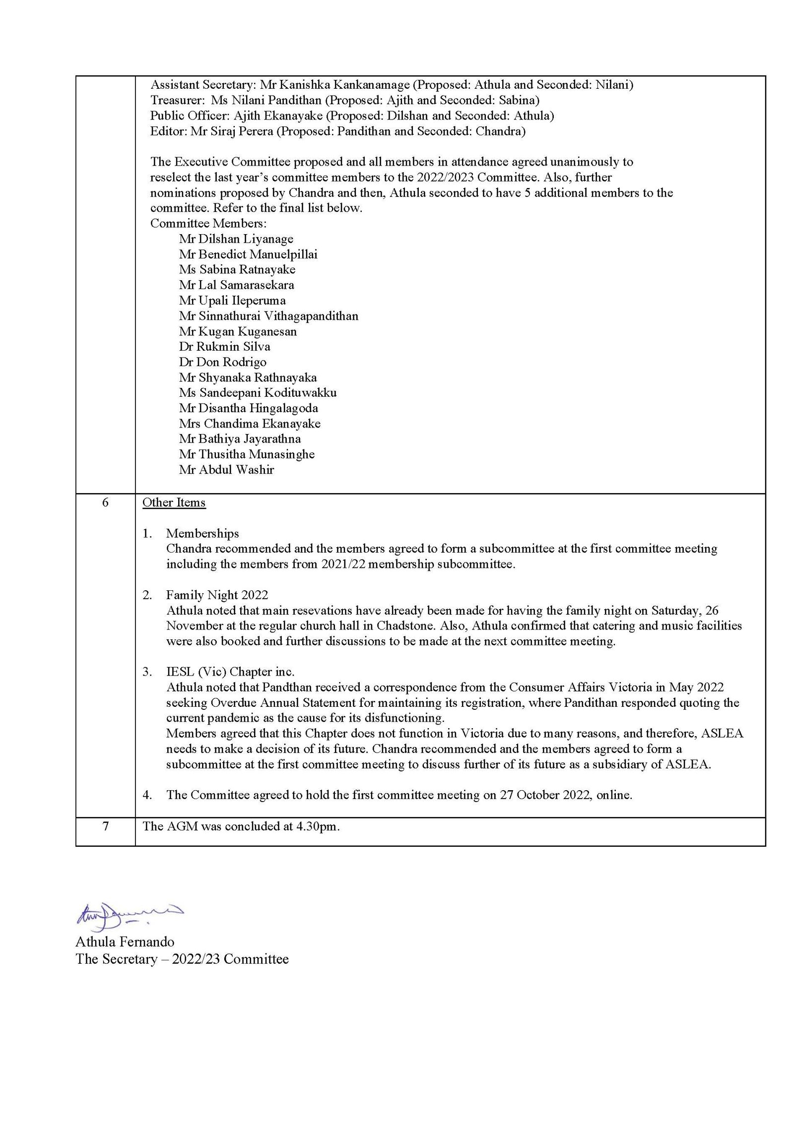 ASLEA 2022 AGM Minutes Page 2