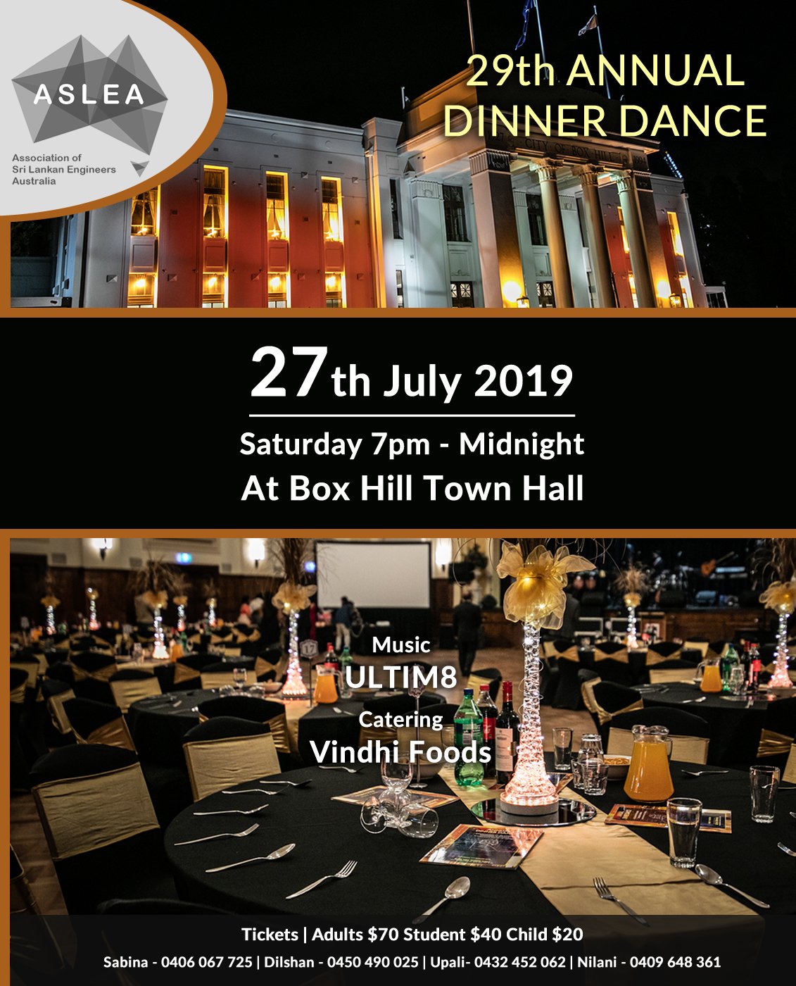 ASLEA dinner dance 2019