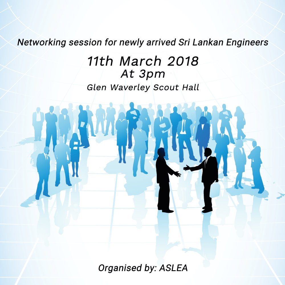 Networking session for newly arrived Sri Lankan Engineers